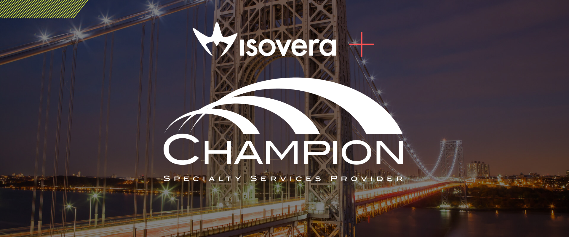 Isovera Champion Partnership PR 1